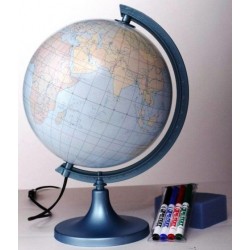 Globus 250 Konturowy z objaśnieniem Podświetlany