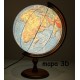 Globus 320 Fizyczny Podświetlany
