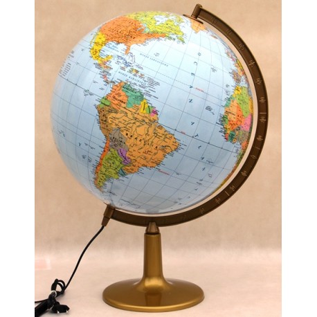 Globus 420 Polityczno - Fizyczny Podświetlany AR
