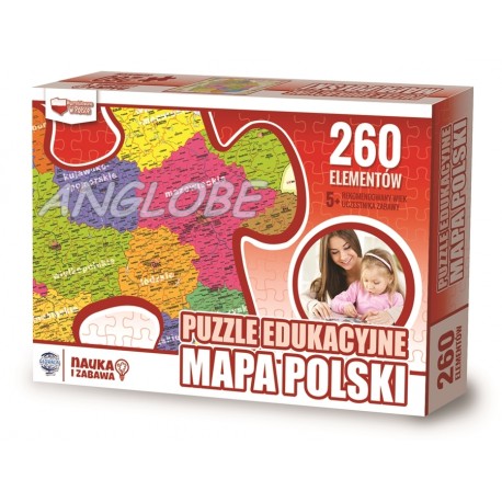 PUZZLE edukacyjne Mapa Polski